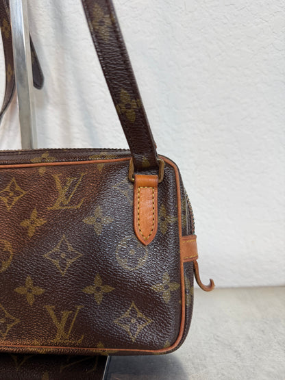 Pre-owned Authentic Louis Vuitton Marly Bandouliere Monogram Crossbody Bag