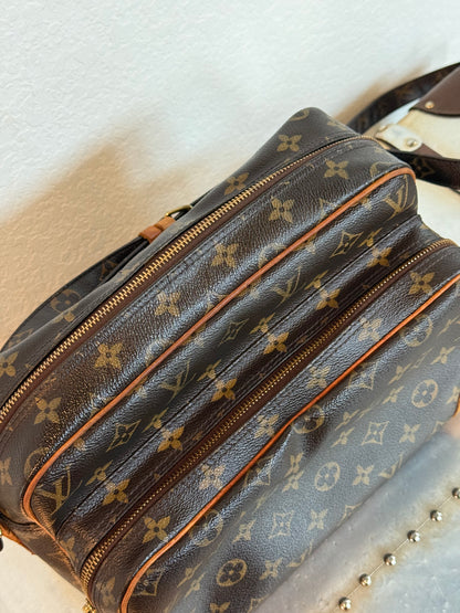 Pre-owned Authentic Louis Vuitton Nile PM Monogram Shoulder Bag/ Crossbody Bag