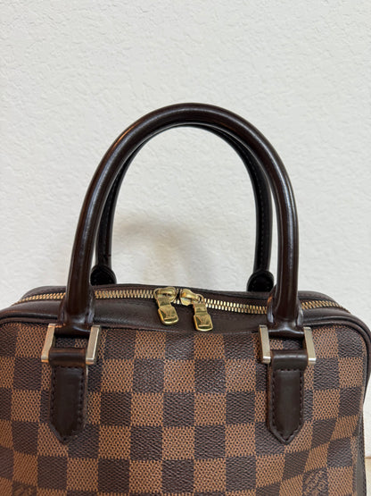 Pre-owned Authentic Louis Vuitton Brera Damier Ebene Handbag