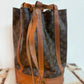 MPre-owned Authentic Louis Vuitton Randonee GM Monogram Backpack