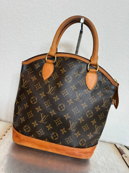Pre-owned Authentic Louis Vuitton Lockit PM Monogram Handbag