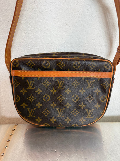 Pre-owned Authentic Louis Vuitton Jeune Fille GM Monogram Crossbody Bag