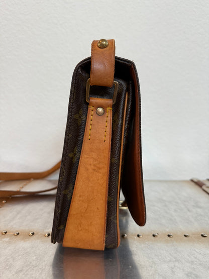 Pre-owned Louis Vuitton Cartouchiere GM Monogram Shoulder / Crossbody Bag