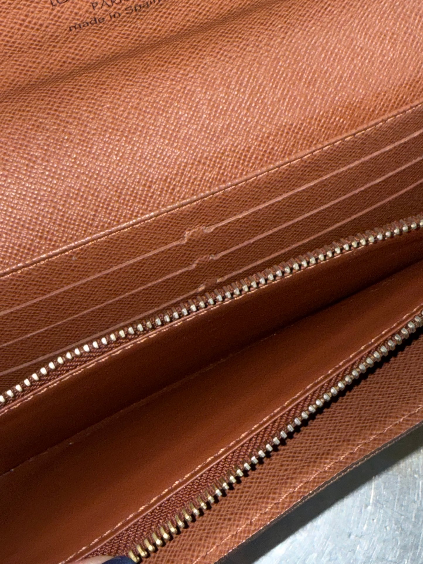 Pre-owned Authentic Louis Vuitton Portefeuille Sarah Monogram Long Wallet