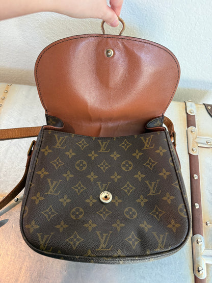 Pre-owned Authentic Louis Vuitton Saint Cloud GM Monogram Crossbody Bag