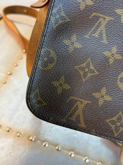 Pre-owned Louis Vuitton Cartouchiere GM Monogram Shoulder / Crossbody Bag