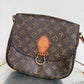Pre-owned Authentic Louis Vuitton Saint Cloud GM Monogram Crossbody Bag