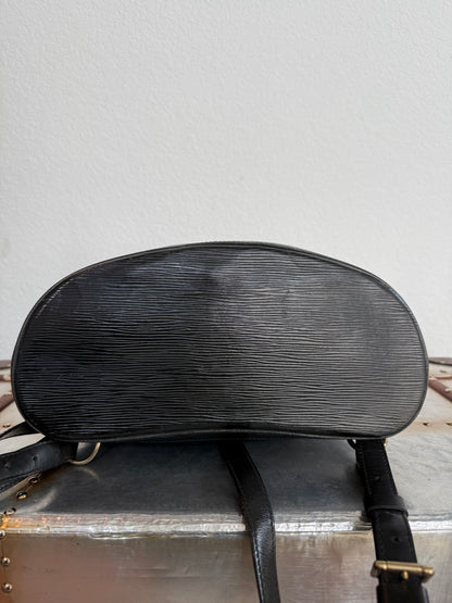 Pre-owned Authentic Louis Vuitton Gobelins Epi Black Backpack