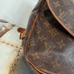 Pre-owned Authentic Louis Vuitton Monogram Saumur 35 Crossbody Bag