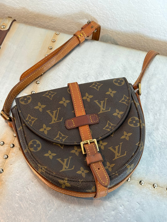 Pre-owned Authentic Louis Vuitton Chantilly PM Monogram Crossbody Bag