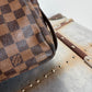 Pre-owned Authentic Louis Vuitton Naviglio Damier Ebene Crossbody Bag