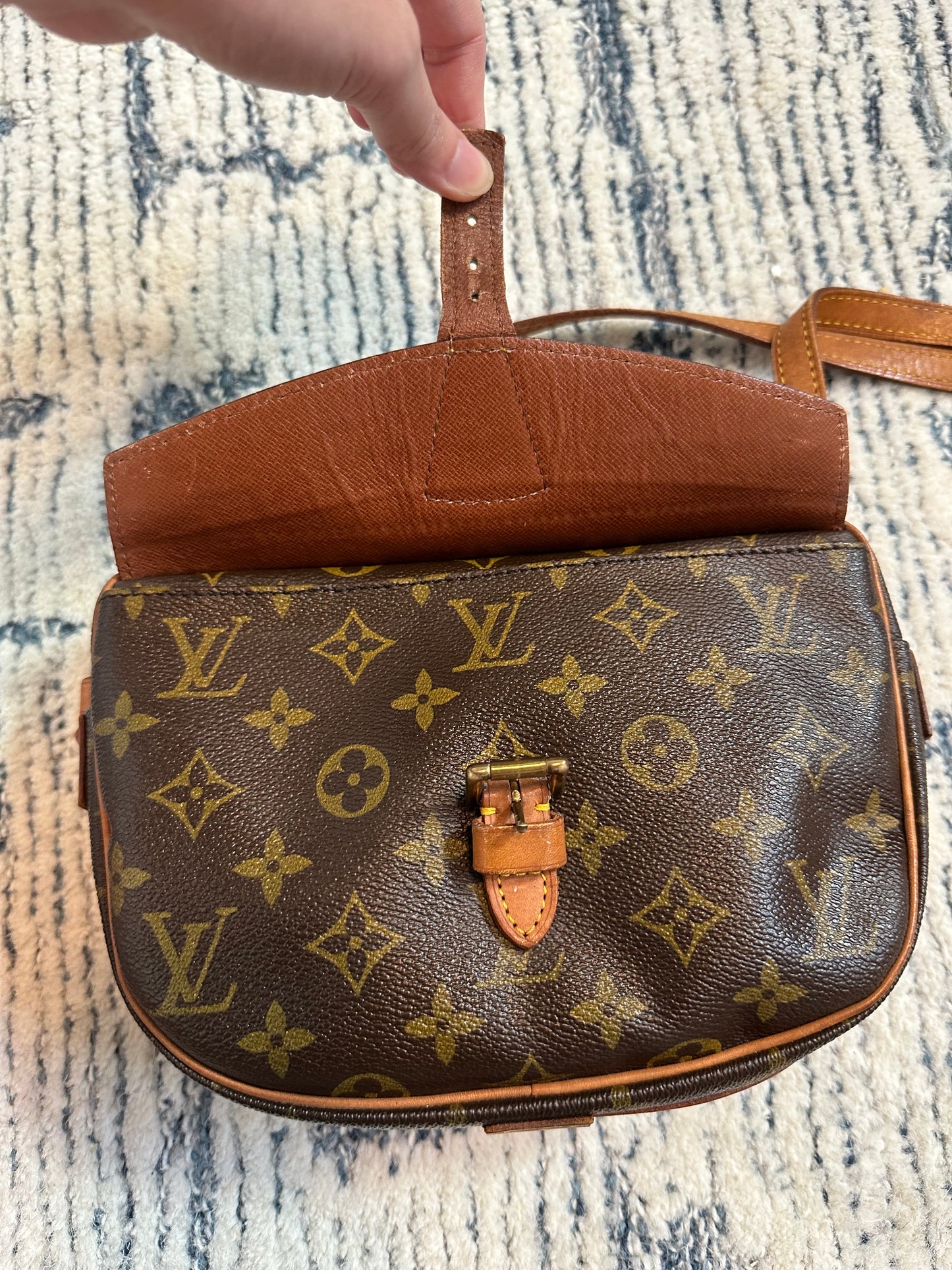 Pre-owned Authentic Louis Vuitton Jeune Fille PM Monogram Crossbody Bag