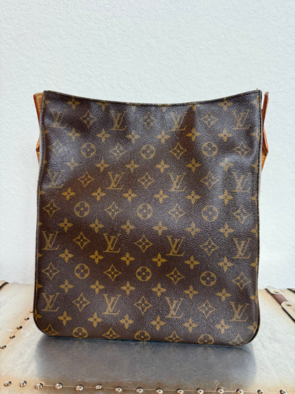 Pre-owned Authentic Louis Vuitton Looping GM Monogram Shoulder Bag