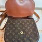 Pre-owned Authentic Louis Vuitton Saint Cloud GM Monogram Crossbody Bag