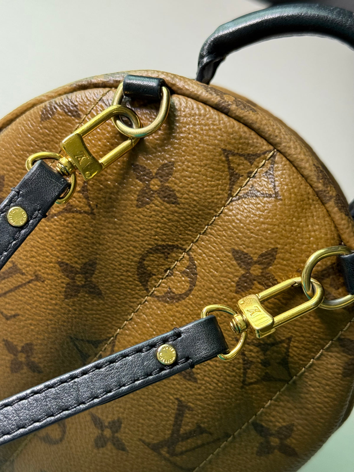 Pre-owned Authentic Louis Vuitton Palm Springs Mini Monogram Backpack