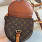 Pre-owned Authentic Louis Vuitton Chantilly PM Monogram Crossbody Bag
