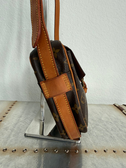Pre-owned Authentic Louis Vuitton Jeune Fille GM Monogram Crossbody Bag