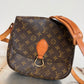 Pre-owned Authentic Louis Vuitton Saint Cloud GM Monogram Crossbody Bag