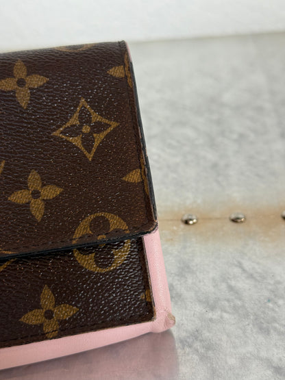 Pre-owned Authentic Louis Vuitton Flore Monogram Long Wallet