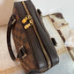 Pre-owned Authentic Louis Vuitton Brera Damier Ebene Handbag