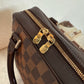 Pre-owned Authentic Louis Vuitton Brera Damier Ebene Handbag