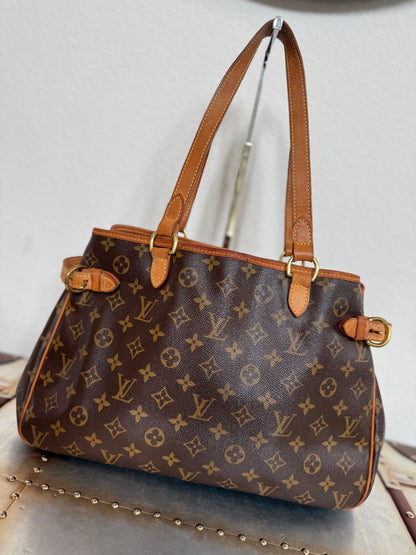 Pre-owned Authentic Louis Vuitton Batignolles Horizontal Shoulder Tote Bag