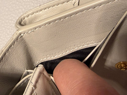 Yves Saint Laurent Cassandra Leather French Wallet