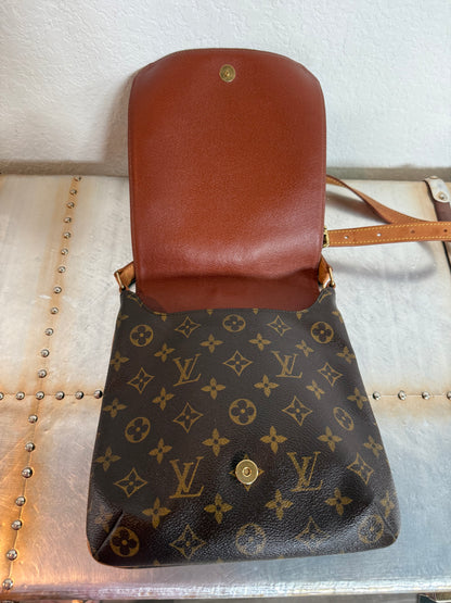Pre-owned Authentic Louis Vuitton Musette Salsa Short Strap Monogram Shoulder Bag