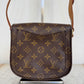 Pre-owned Authentic Louis Vuitton Saint Cloud PM Monogram Shoulder / Crossbody Bag