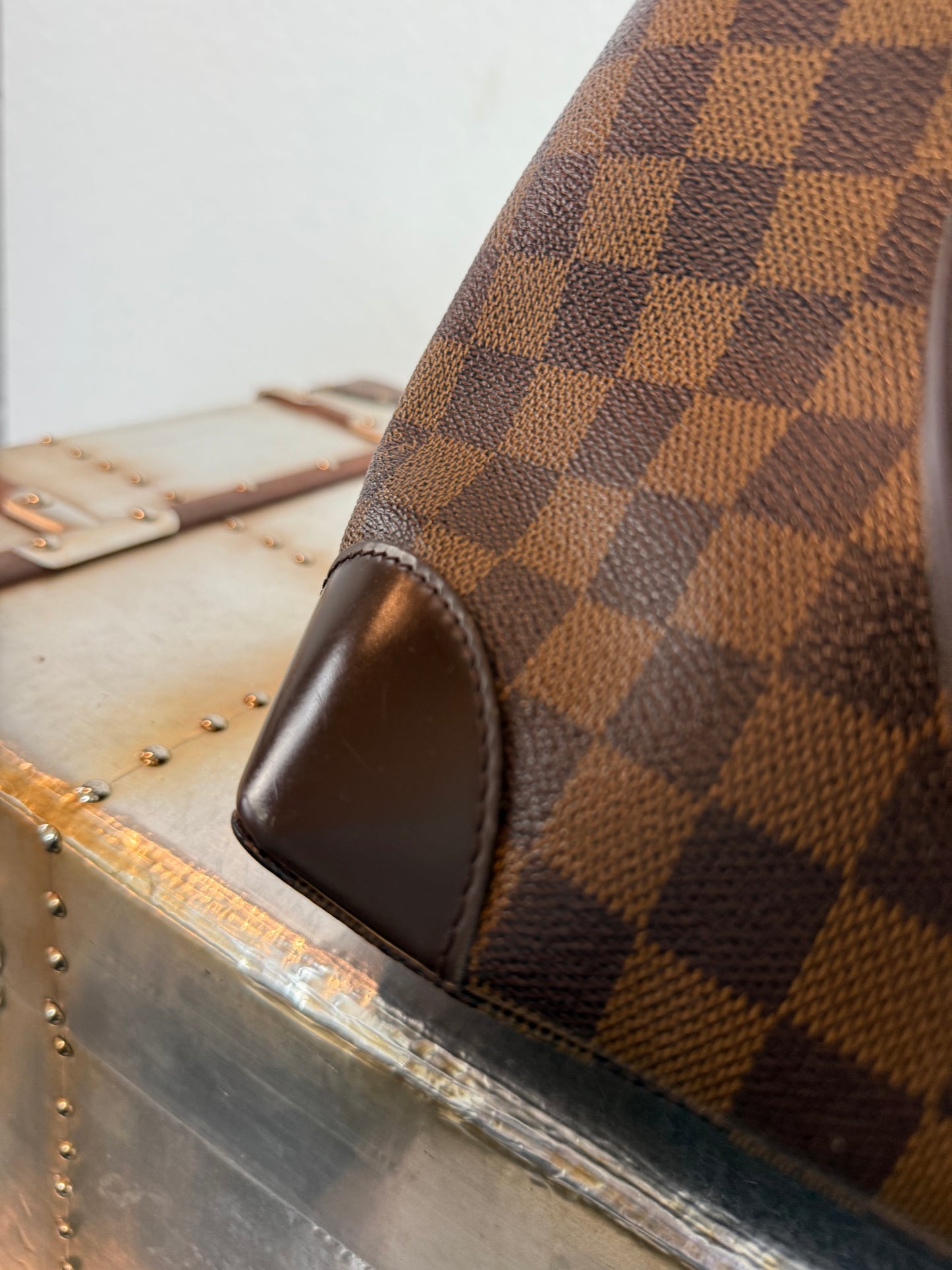 Pre-owned Louis Vuitton Hampstead MM Damier Ebene Tote / Shoulder Bag
