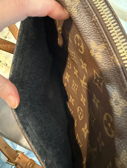 Pre-owned Authentic Louis Vuitton Jeune Fille GM Monogram Crossbody Bag
