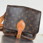 Pre-owned Louis Vuitton Cartouchiere MM Monogram Shoulder / Crossbody Bag