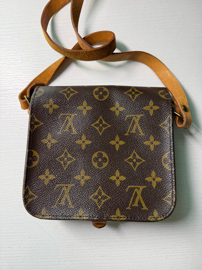 Pre-owned Louis Vuitton Cartouchiere PM Monogram Shoulder / Crossbody Bag