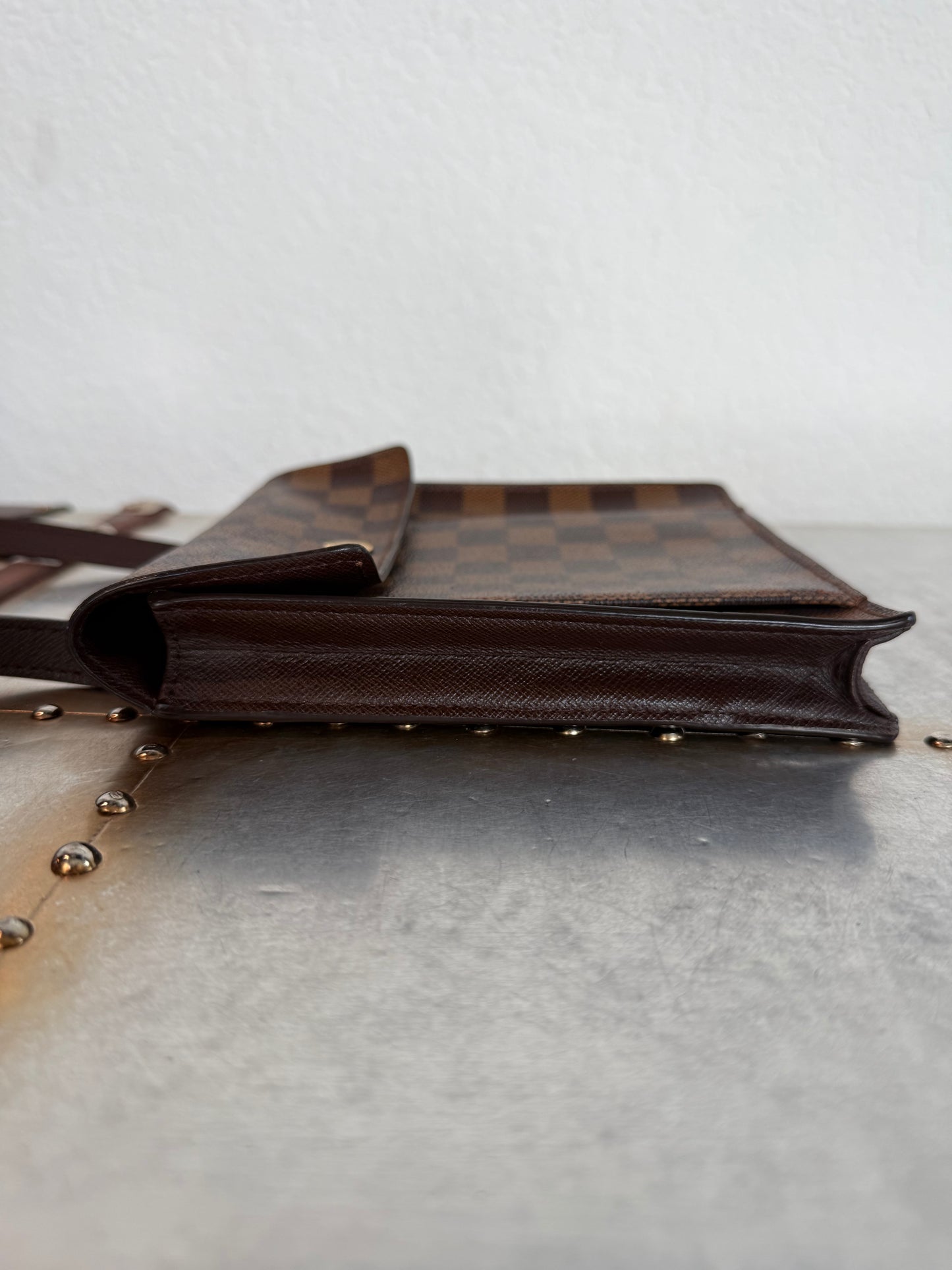 Pre-owned Authentic Louis Vuitton Pimlico Damier Ebene Shoulder / Crossbody Bag