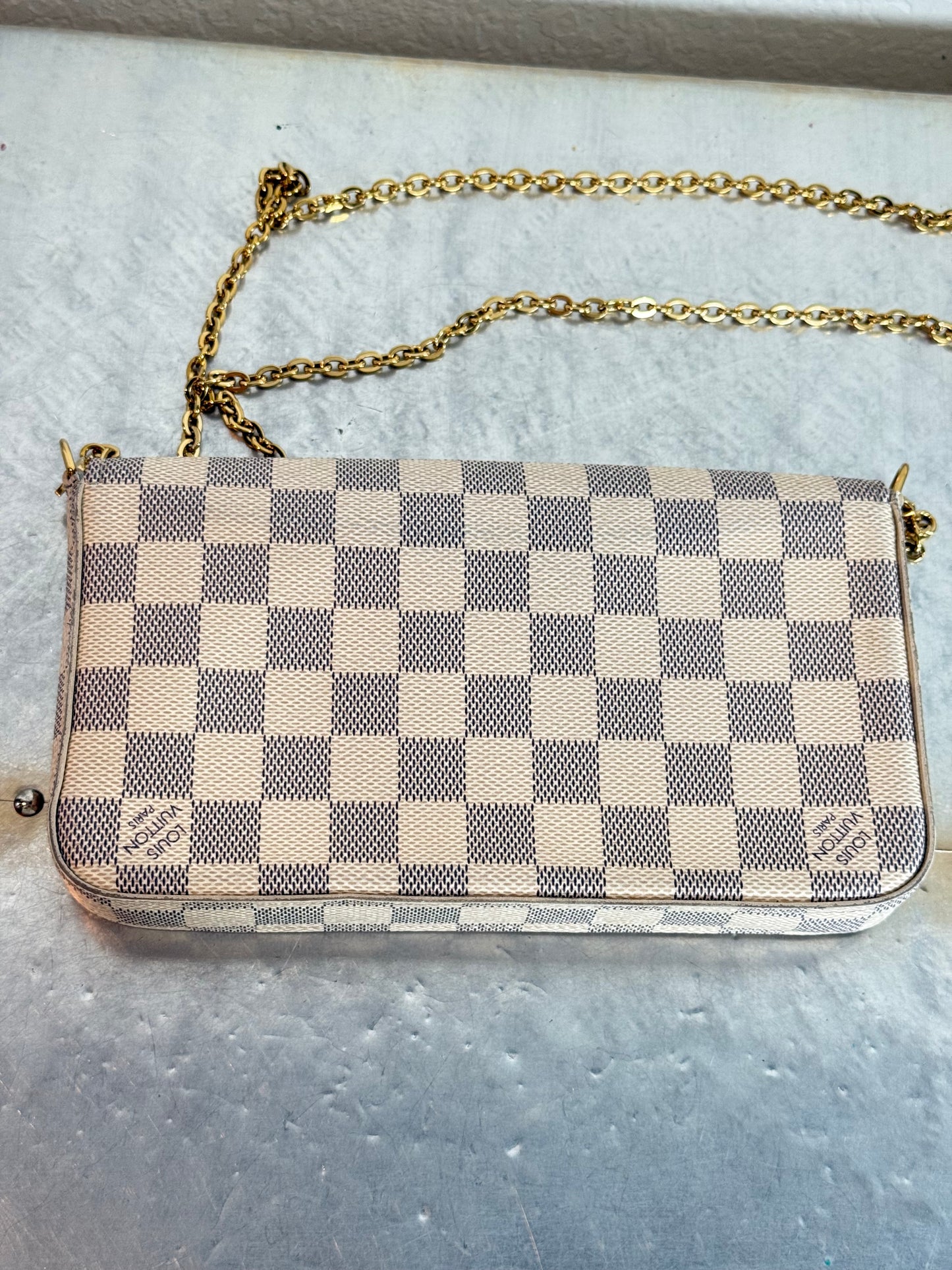 Pre-owned Authentic Louis Vuitton Felicie Pochette Monogram Crossbody Bag
