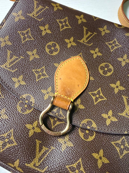 Pre-owned Authentic Louis Vuitton Saint Cloud GM Monogram Crossbody Bag