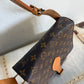 Pre-owned Louis Vuitton Cartouchiere MM Monogram Shoulder / Crossbody Bag