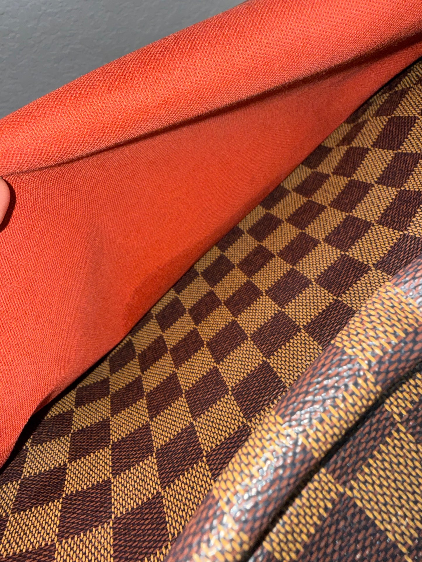 Pre-owned Authentic Louis Vuitton Naviglio Damier Ebene Crossbody Bag