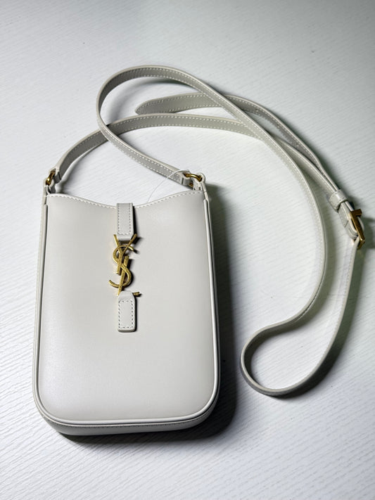 Saint Laurent Women's Mini Le 5 À 7 Vertical Leather Crossbody Bag