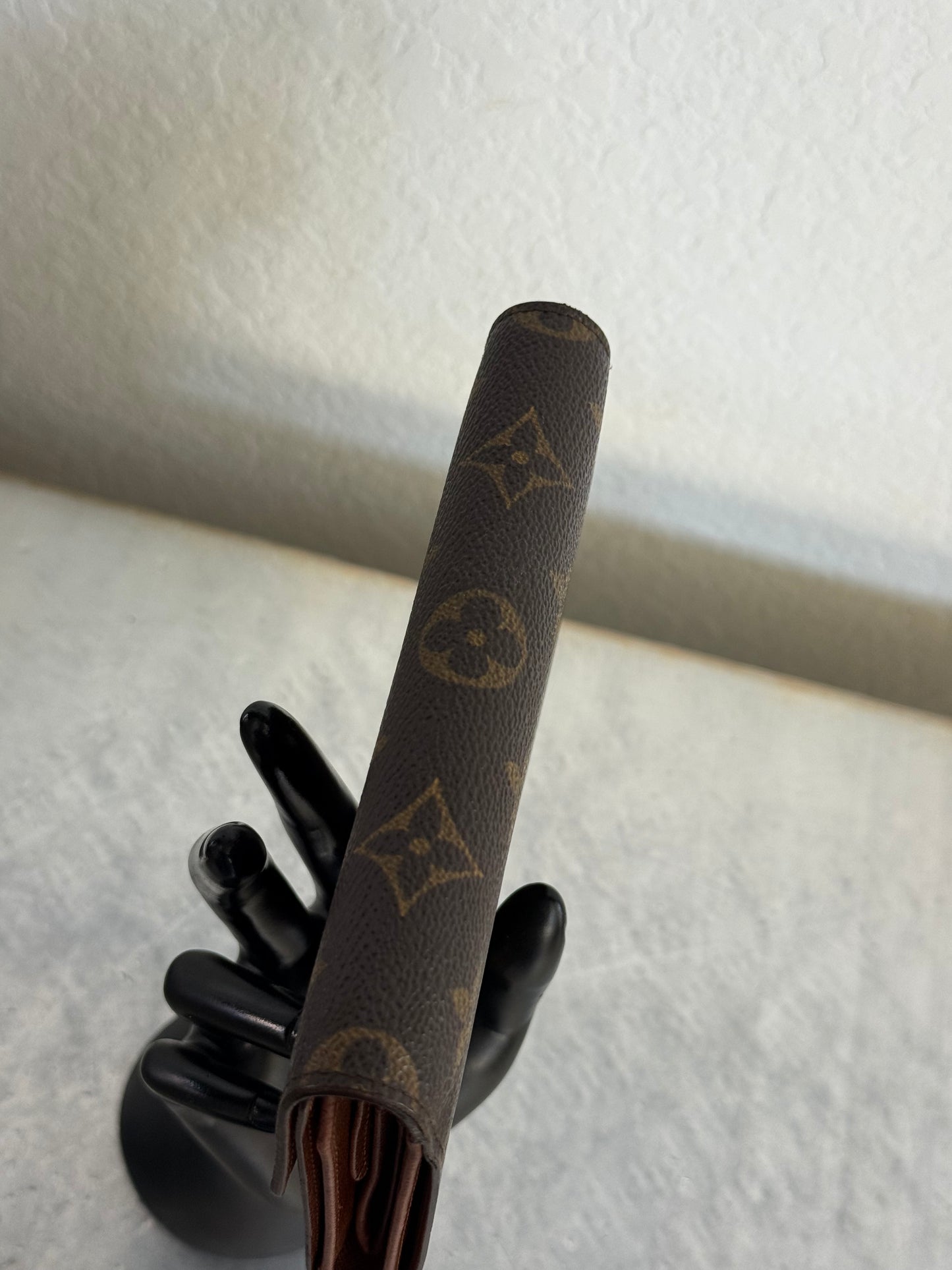 Pre-owned Authentic Louis Vuitton Porte Tresor Etui Papier Monogram Trifold Wallet