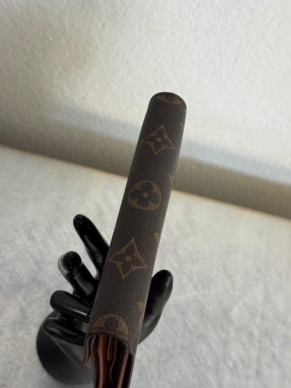Pre-owned Authentic Louis Vuitton Porte Tresor Etui Papier Monogram Trifold Wallet