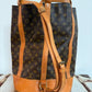 Pre-owned Authentic Louis Vuitton Randonnee GM Monogram Backpack