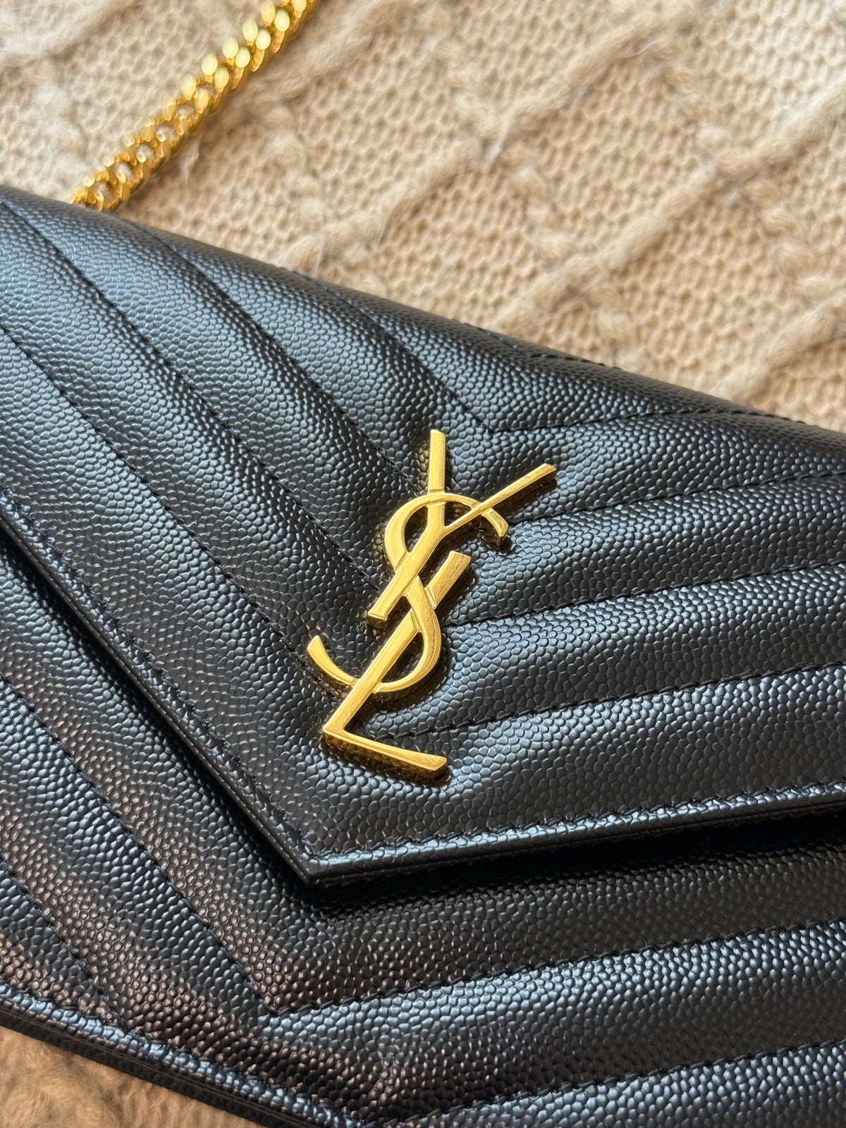 Saint Laurent (YSL) Monogram Envelope Chain