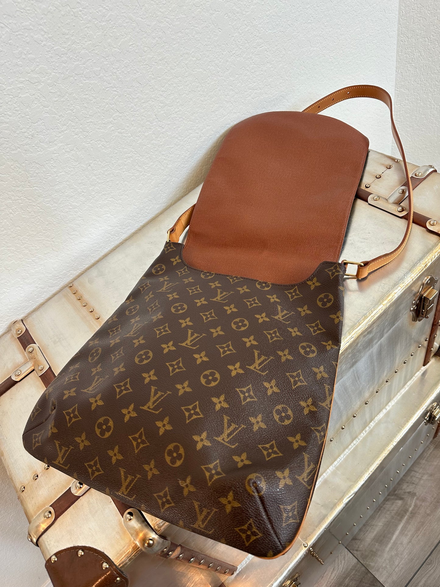 Pre-owned Authentic Louis Vuitton Musette Salsa GM Monogram Shoulder / Crossbody Bag