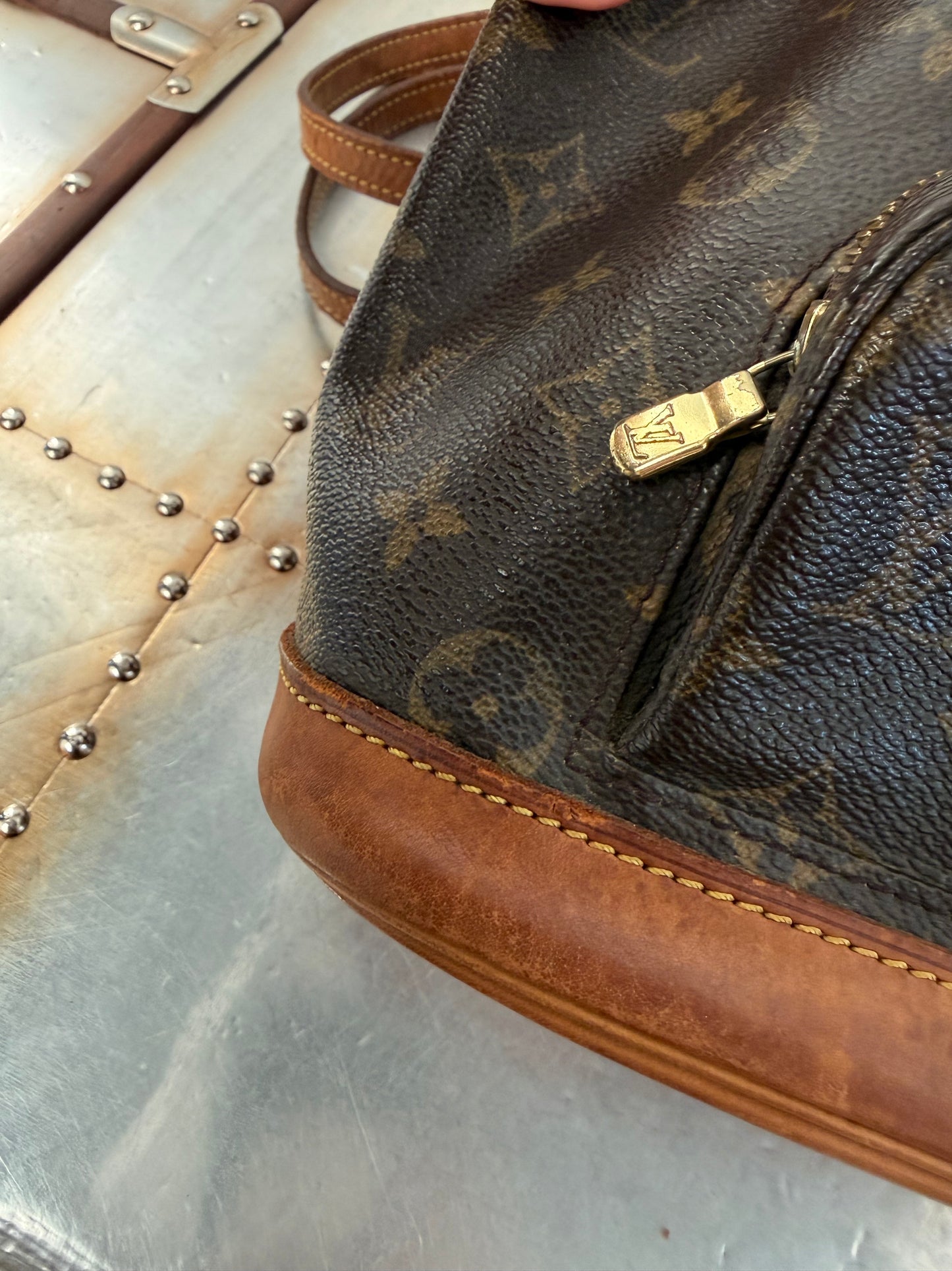 Pre-owned Authentic Louis Vuitton Montsouris Mini Monogram Backpack