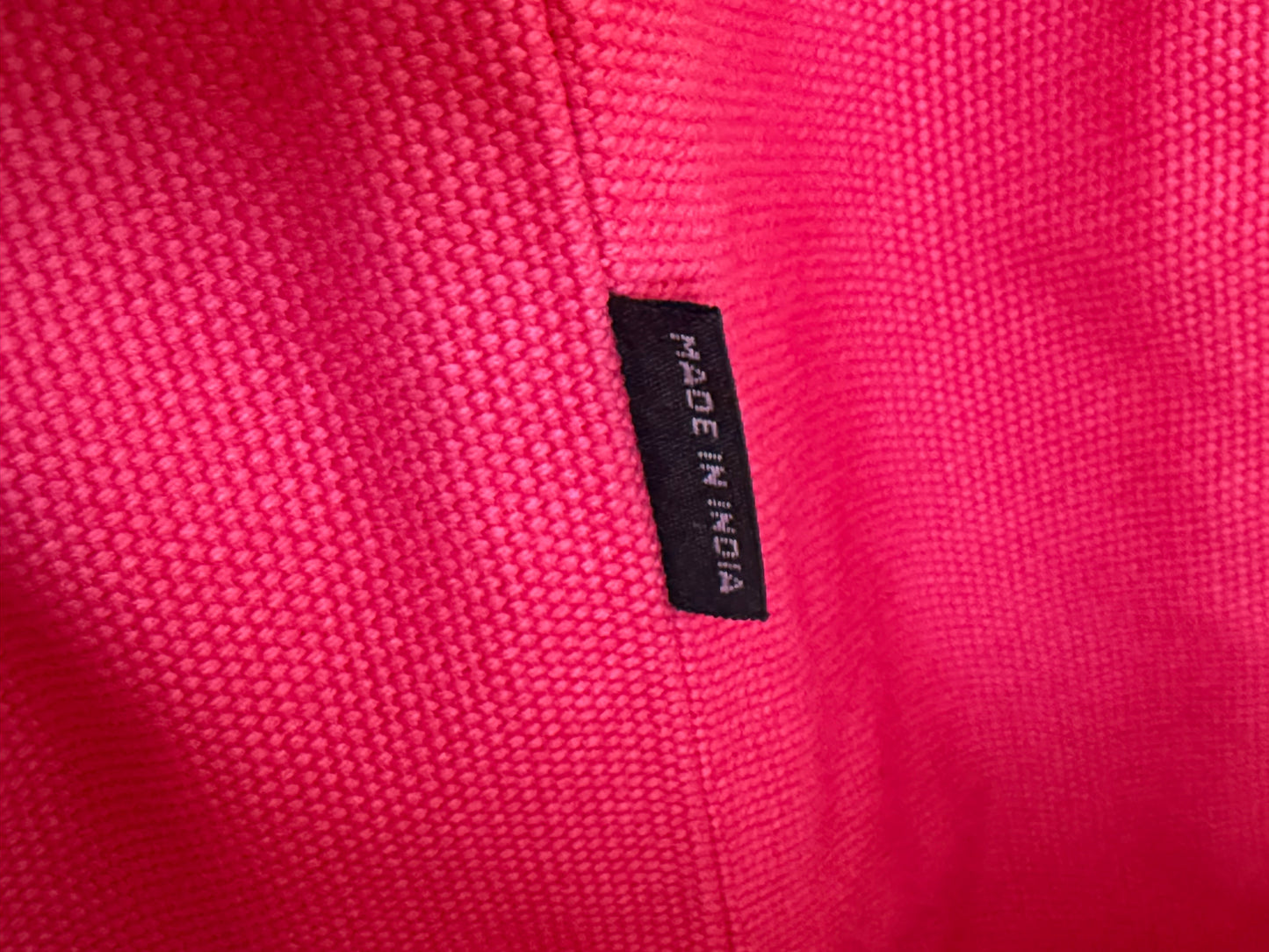 Pre-owned Authentic Prada Canapa Canvas Tote Bag