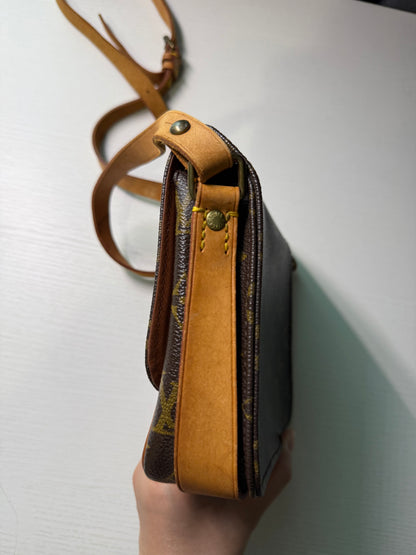 Pre-owned Louis Vuitton Cartouchiere PM Monogram Shoulder / Crossbody Bag