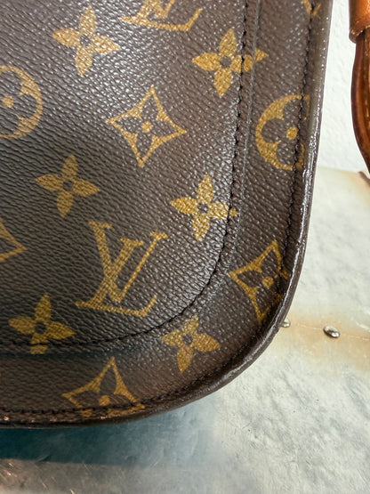 Pre-owned Authentic Louis Vuitton Saint Cloud GM Monogram Crossbody Bag