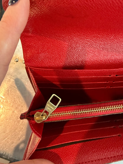 Pre-owned Authentic Louis Vuitton Monogram Sarah Retiro Long Wallet