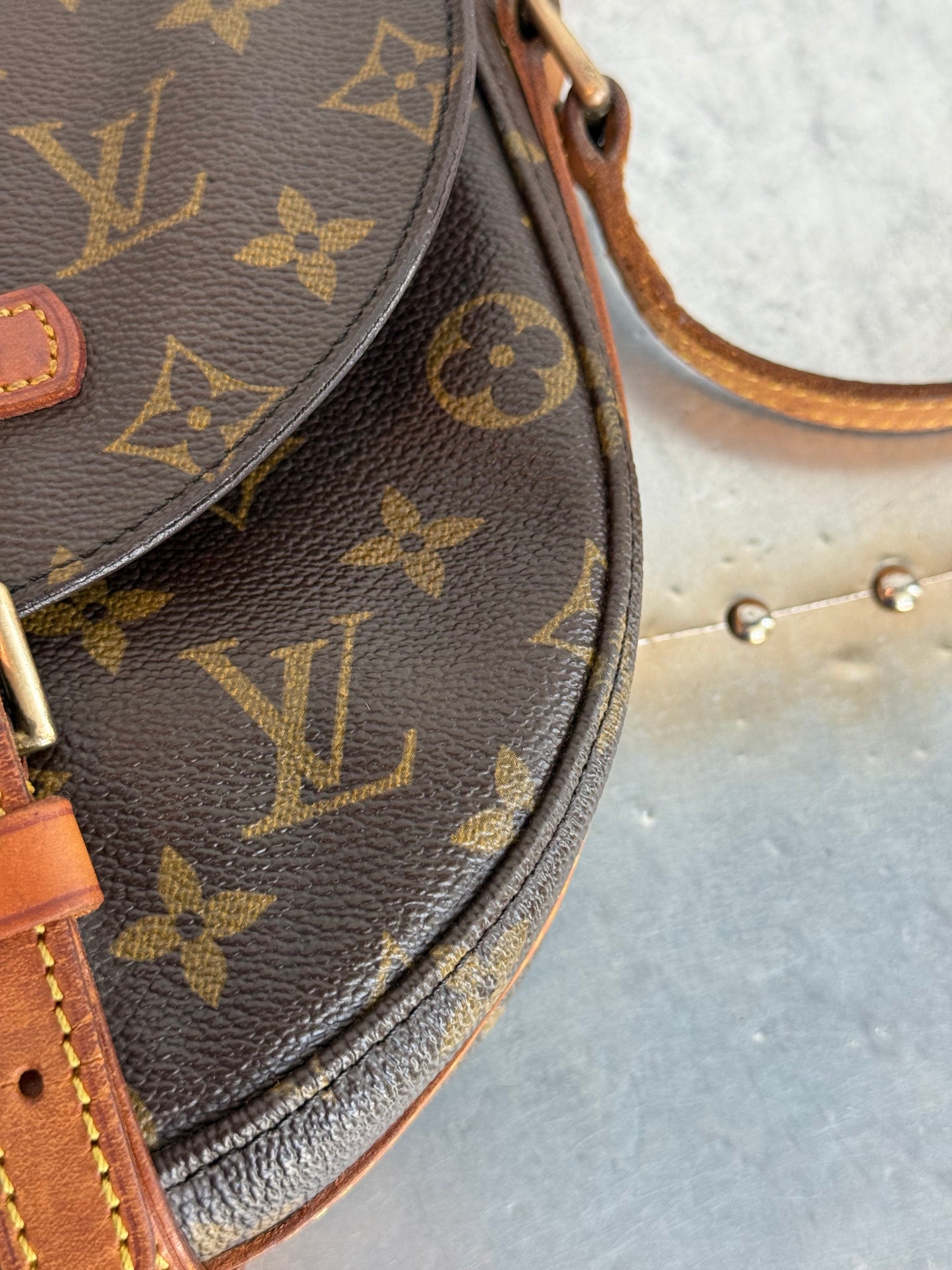 Pre-owned Authentic Louis Vuitton Chantilly PM Monogram Crossbody Bag